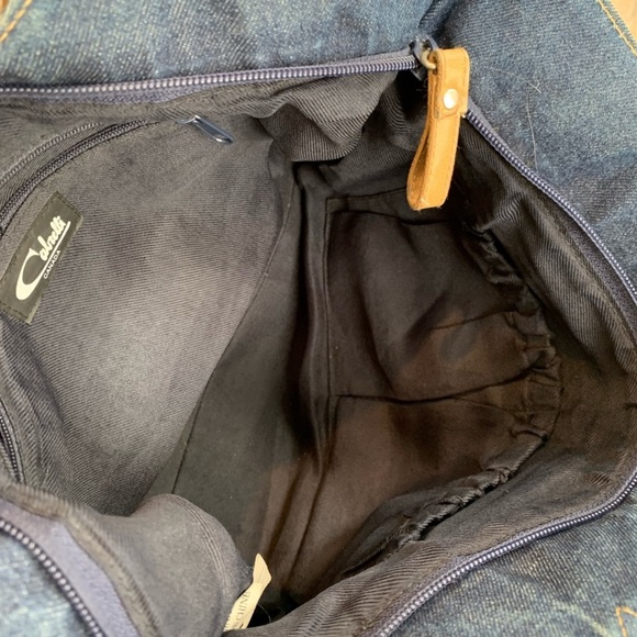 Cabrelli Canada Denim Tote with Leather Accents - Picture 7 of 8